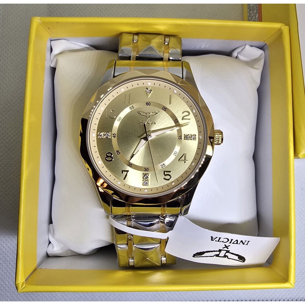 Invicta Specialty by Invicta Men's Watch 41mm Two Tone Gold Steel 69022 New - Picture 2 of 8